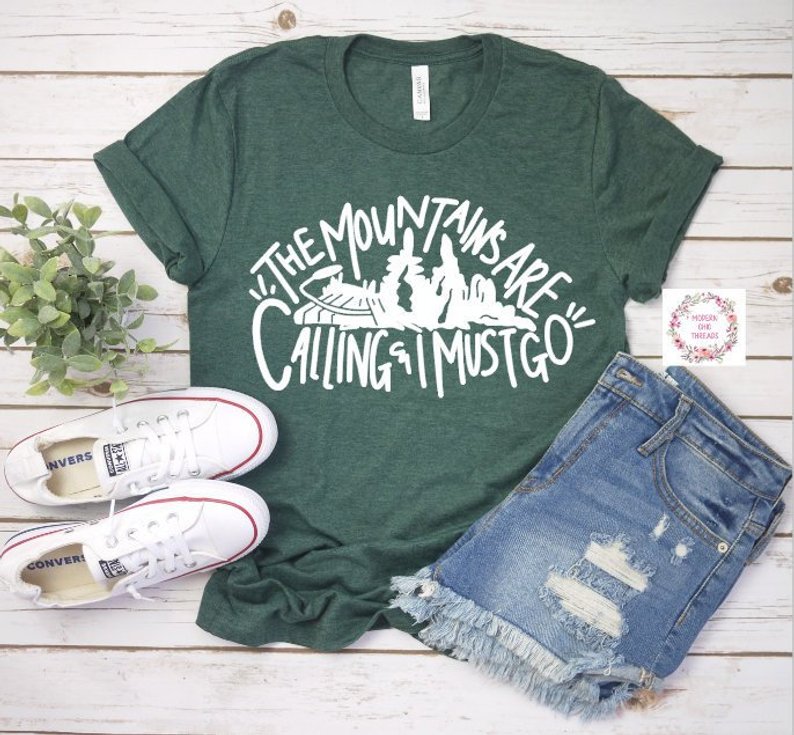 The mountains are calling and I must go Disney shirt